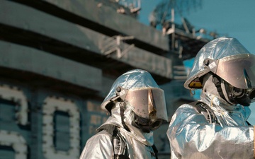 IKE Conducts a General Quarters Drill