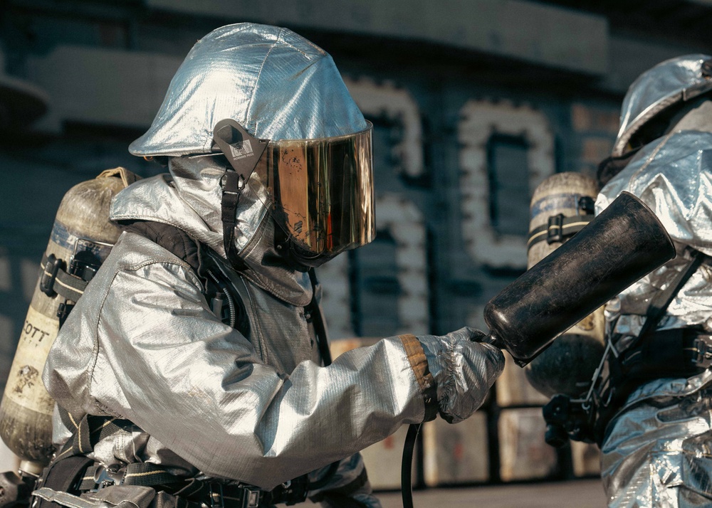 IKE Conducts a General Quarters Drill