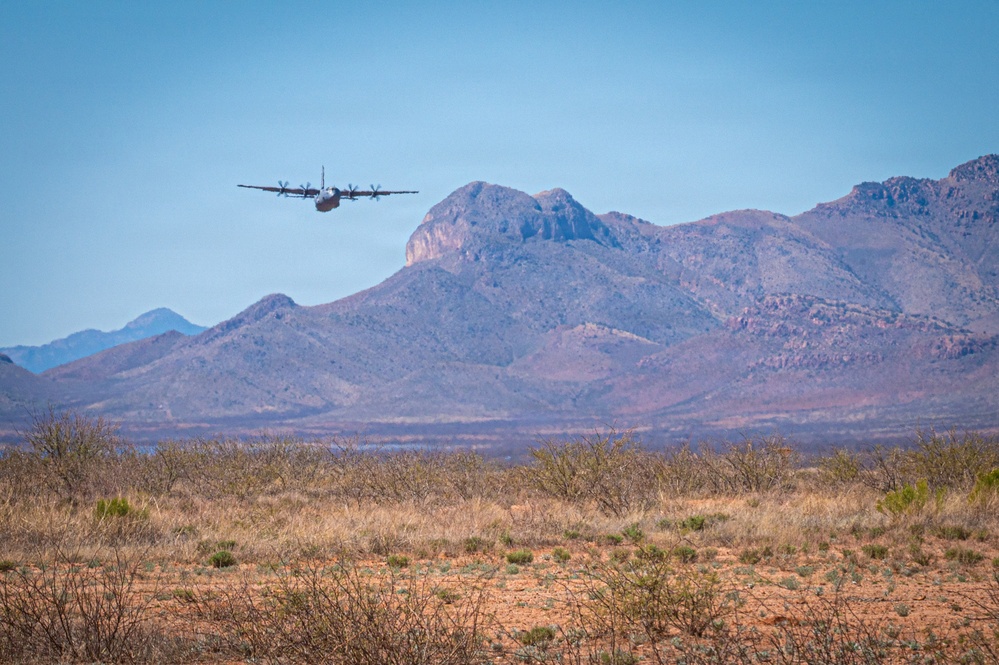 AATTC airdrops over Arizona