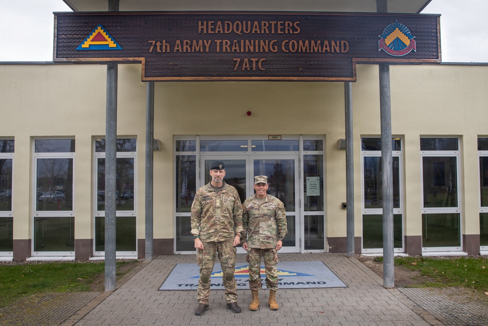 U.S. Army Brig. Gen. Terry R. Tillis welcomes Distinguished visitor