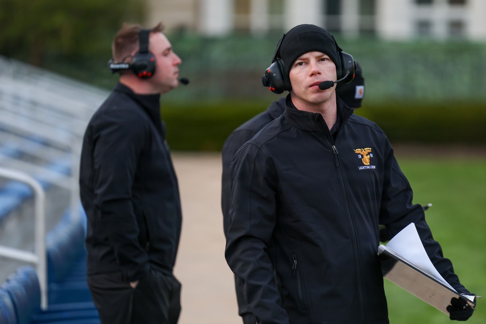 Kicking Off Battalion Night Drill at 8th &amp; I