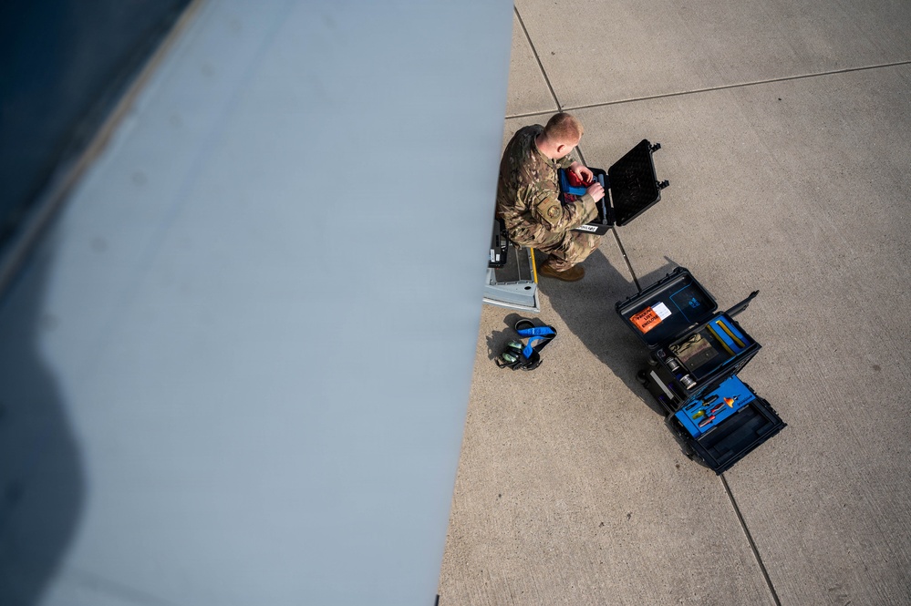 Ready at the throttle: 86 AMXS airmen maintain critical flight systems