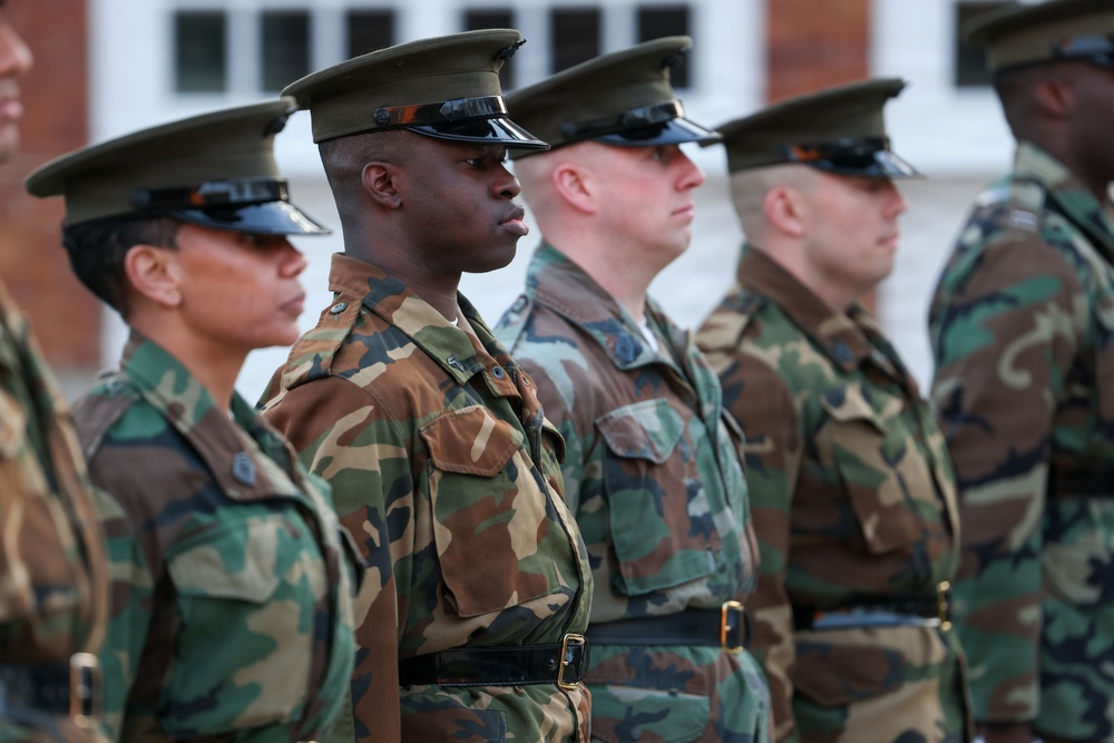 Kicking Off Battalion Night Drill at 8th &amp; I