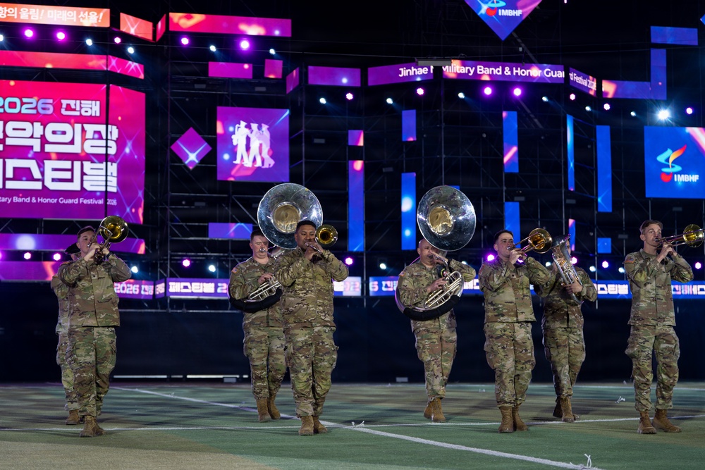 Eighth Army Band Prepares to Perform at Jinhae Festival