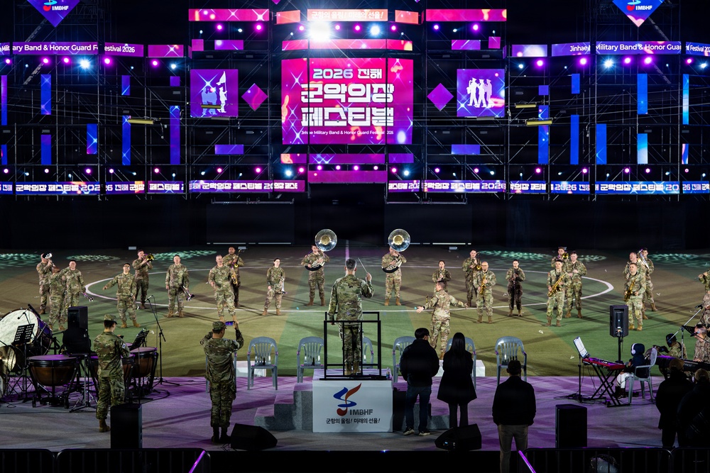 Eighth Army Band Prepares to Perform at Jinhae Festival