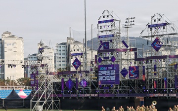 Eighth Army Band Prepares to Perform at Jinhae Festival