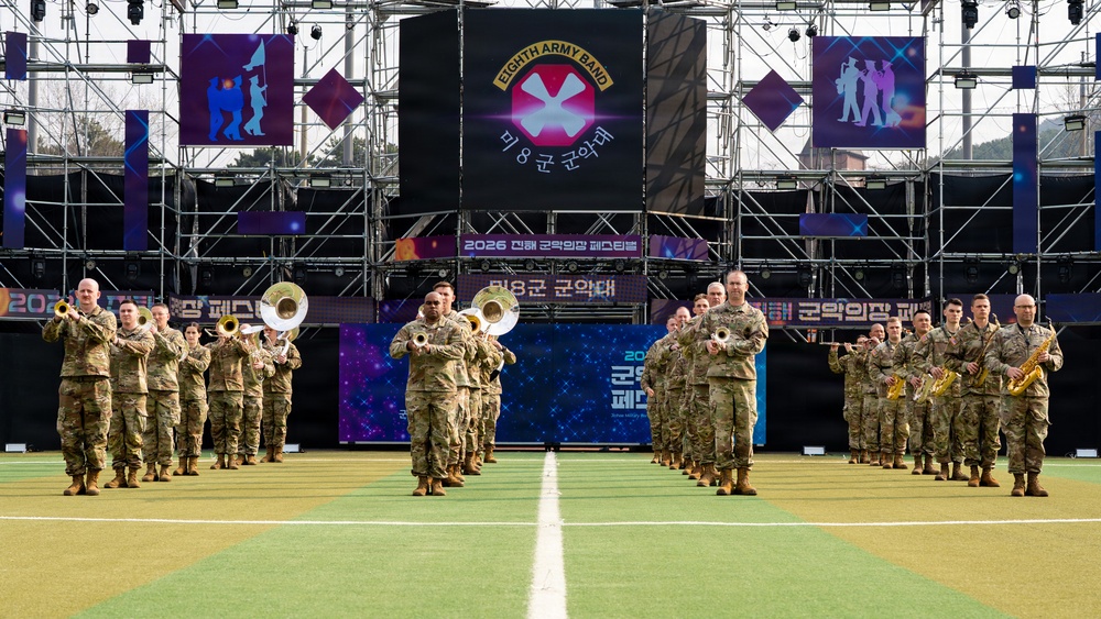 Eighth Army Band Prepares to Perform at Jinhae Festival