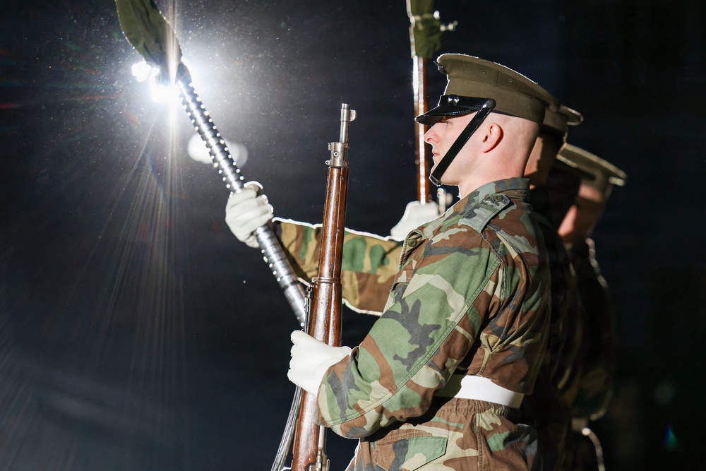 Kicking Off Battalion Night Drill at 8th &amp; I