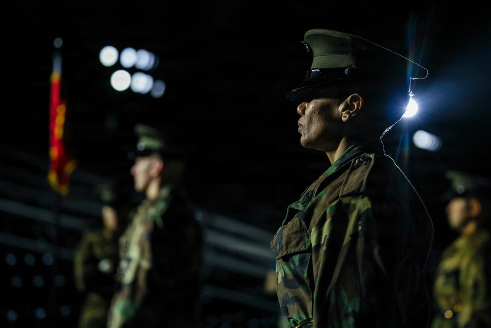 Kicking Off Battalion Night Drill at 8th &amp; I