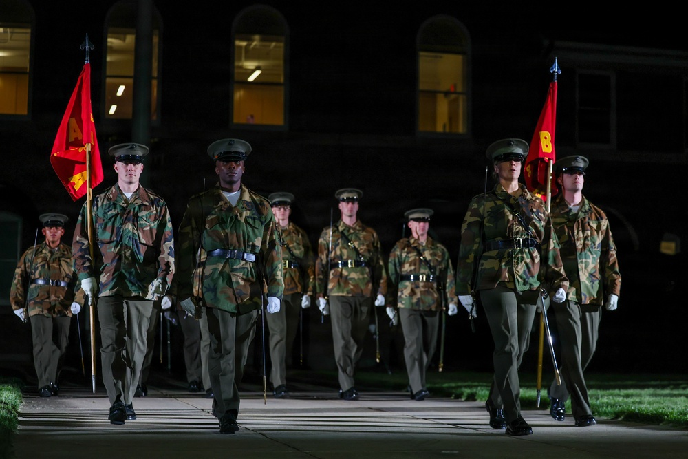 Kicking Off Battalion Night Drill at 8th &amp; I