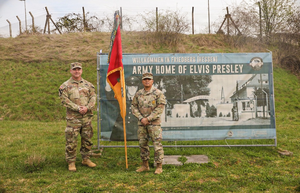 Ready First Combat Team Brigade Colors uncasing