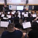 Musician Technical Assistant visits HB Plant High School for a band talk