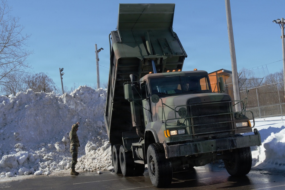 Maine National Guard assists Rhode Island after record-breaking snowfall