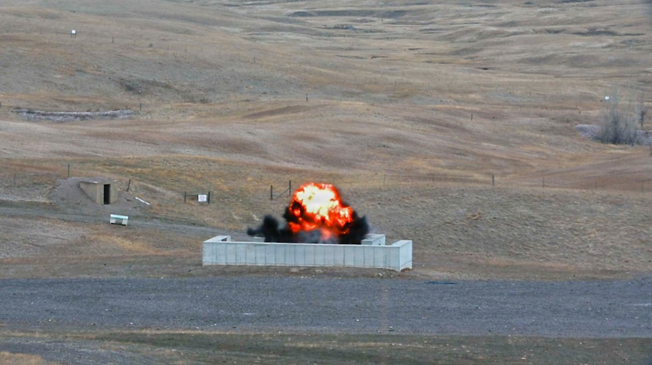 Ellsworth Air Force Base Explosive Ordnance Disposal Detonation