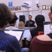 Musician Technical Assistant visits Alonso High School for a band talk