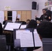 Musician Technical Assistant visits Alonso High School for a band talk