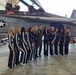 Dallas Cowboys Cheerleaders visit Naval Air Station Oceana and tour Strike Fighter Squadron (VFA) 106
