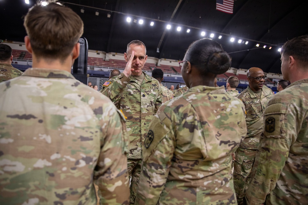 South Carolina Guardsmen with DC Safe and Beautiful Mission Hold End of Tour Award Ceremony