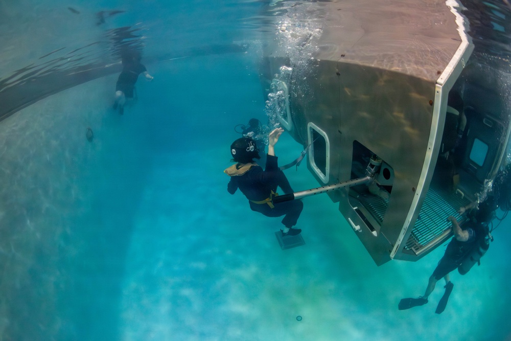 Underwater Egress Survival Training