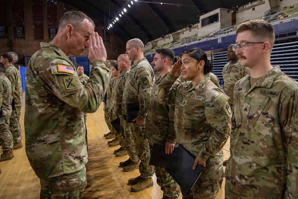 South Carolina Guardsmen with DC Safe and Beautiful Mission Hold End of Tour Award Ceremony