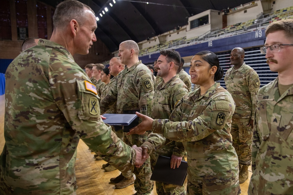 South Carolina Guardsmen with DC Safe and Beautiful Mission Hold End of Tour Award Ceremony