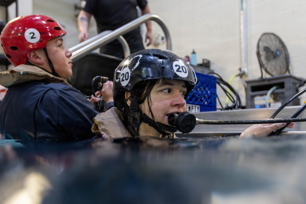 Underwater Egress Survival Training
