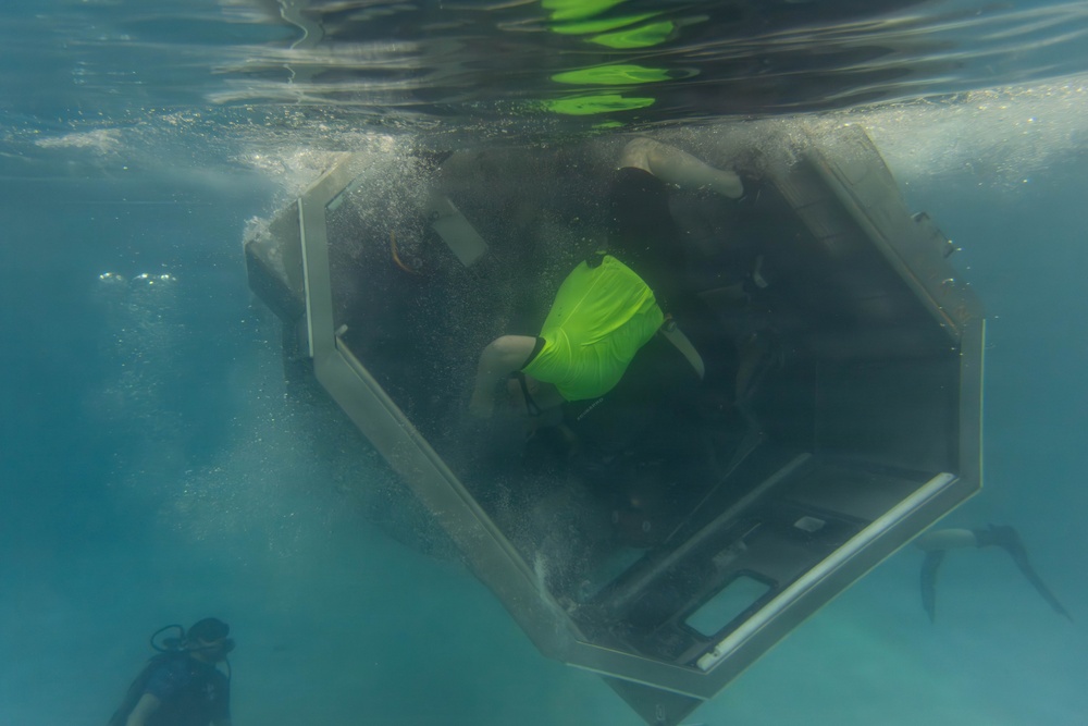 Underwater Egress Survival Training