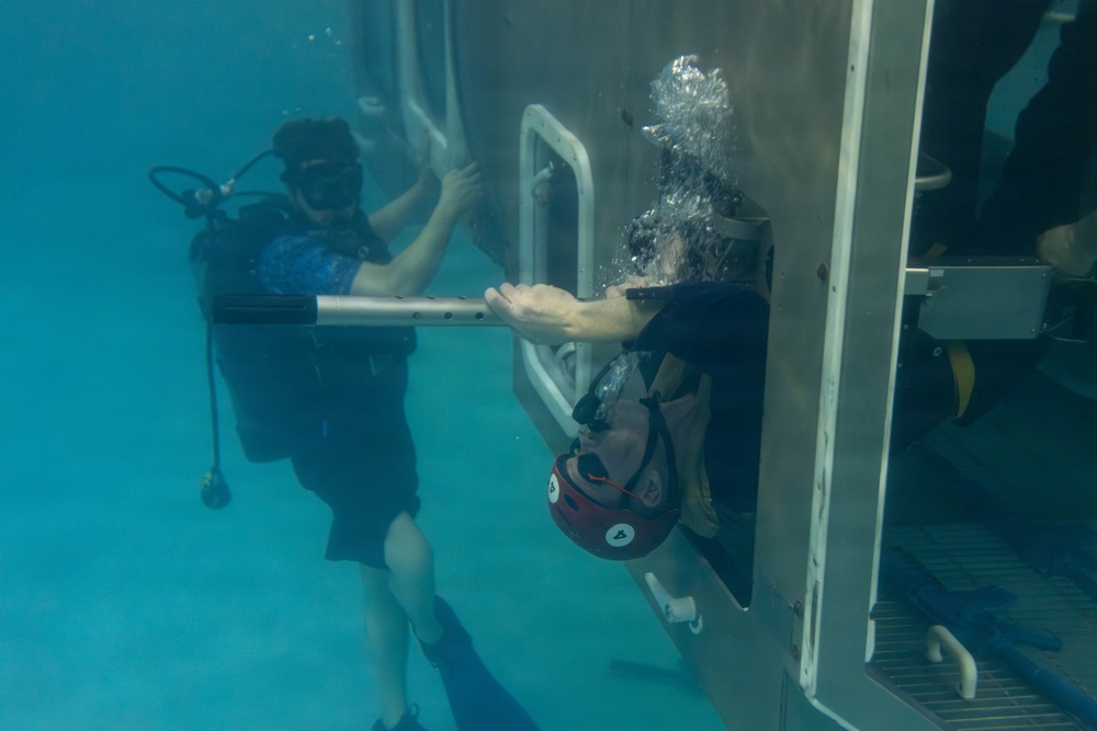 Underwater Egress Survival Training
