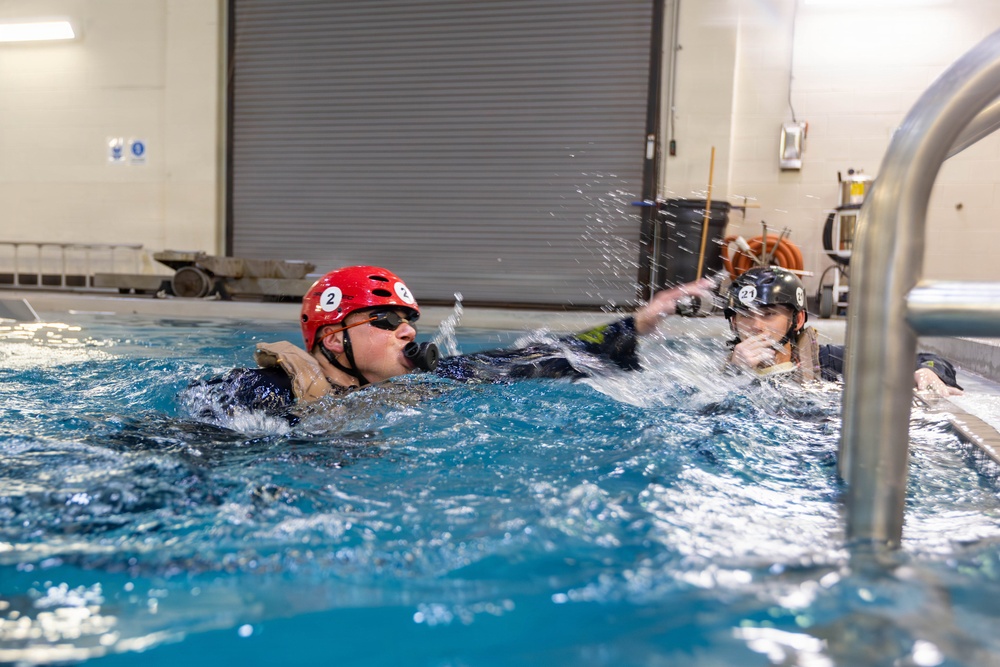Underwater Egress Survival Training