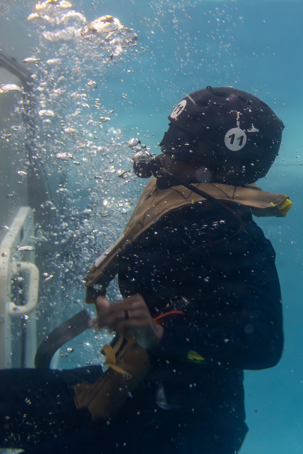 Underwater Egress Survival Training