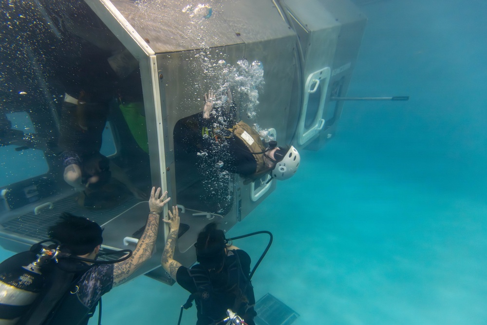 Underwater Egress Survival Training