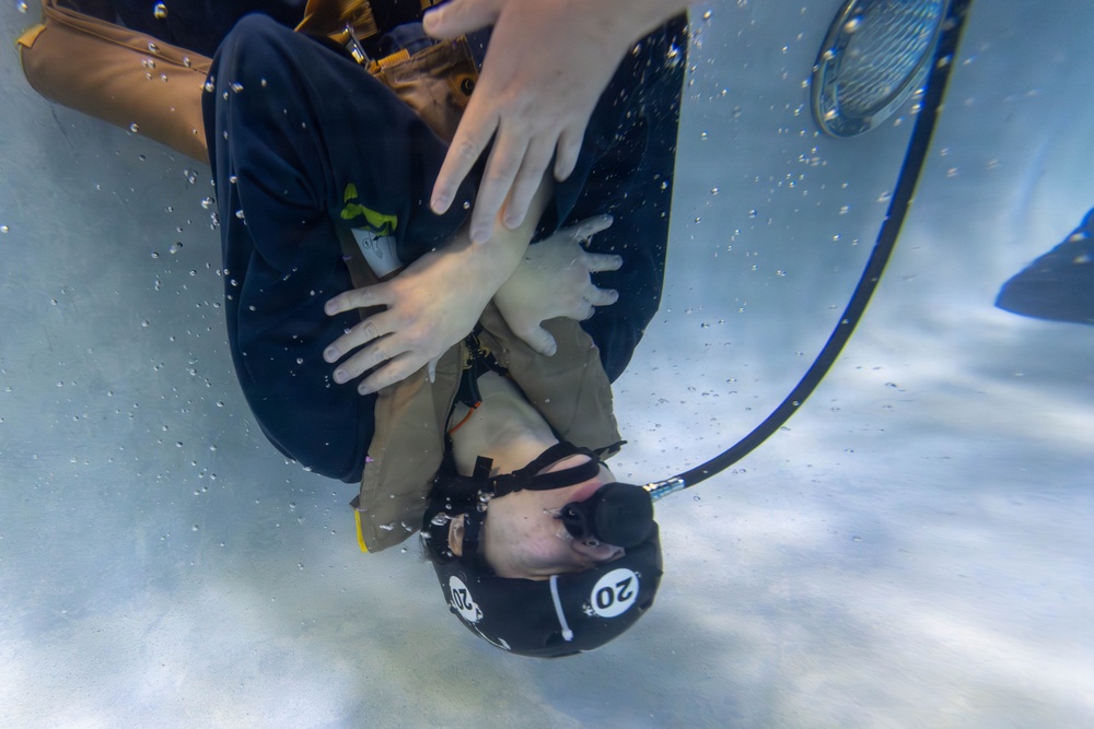 Underwater Egress Survival Training