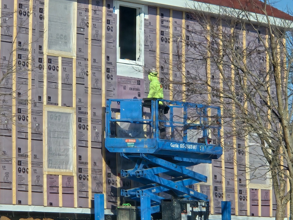Six months along, Fort McCoy Garrison Headquarters project moving along steadily