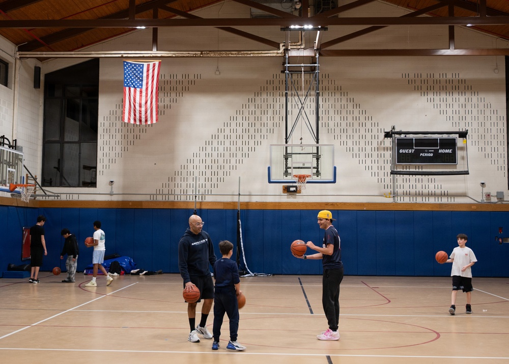 Youth connect at Operation Night Hoops