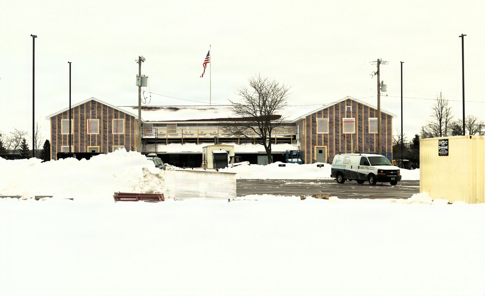 Six months along, Fort McCoy Garrison Headquarters project moving along steadily