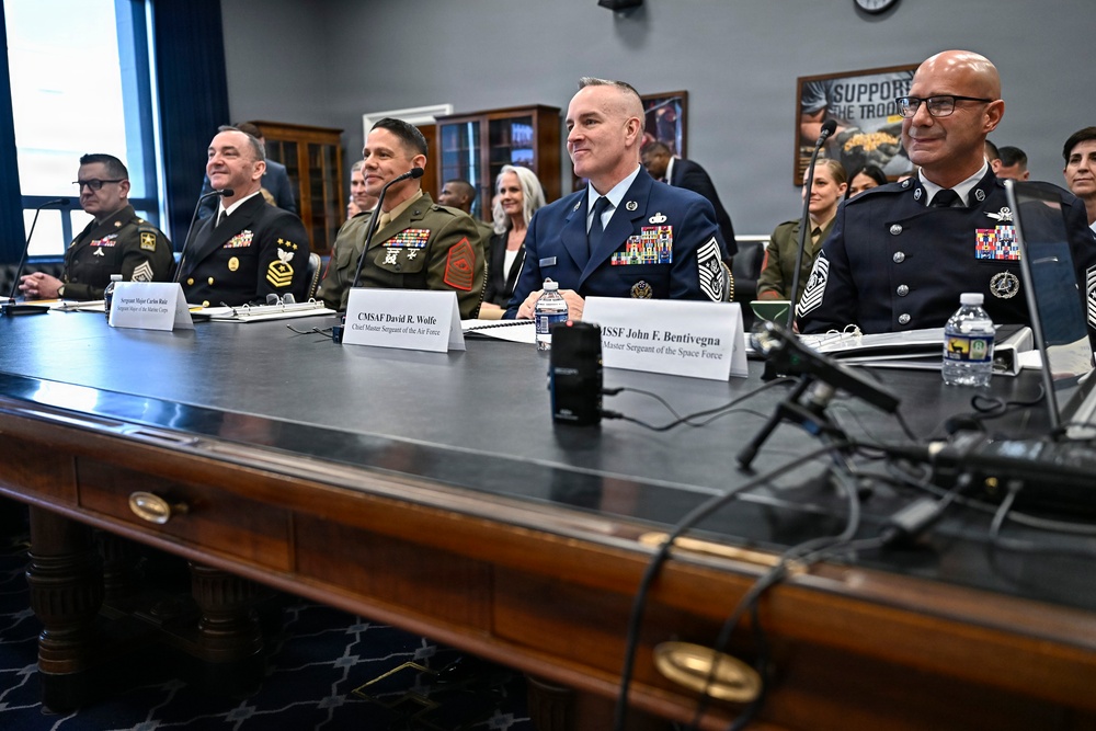 Military senior enlisted leaders HAC quality of life hearing