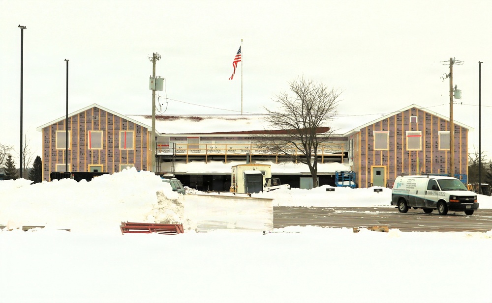 Six months along, Fort McCoy Garrison Headquarters project moving along steadily
