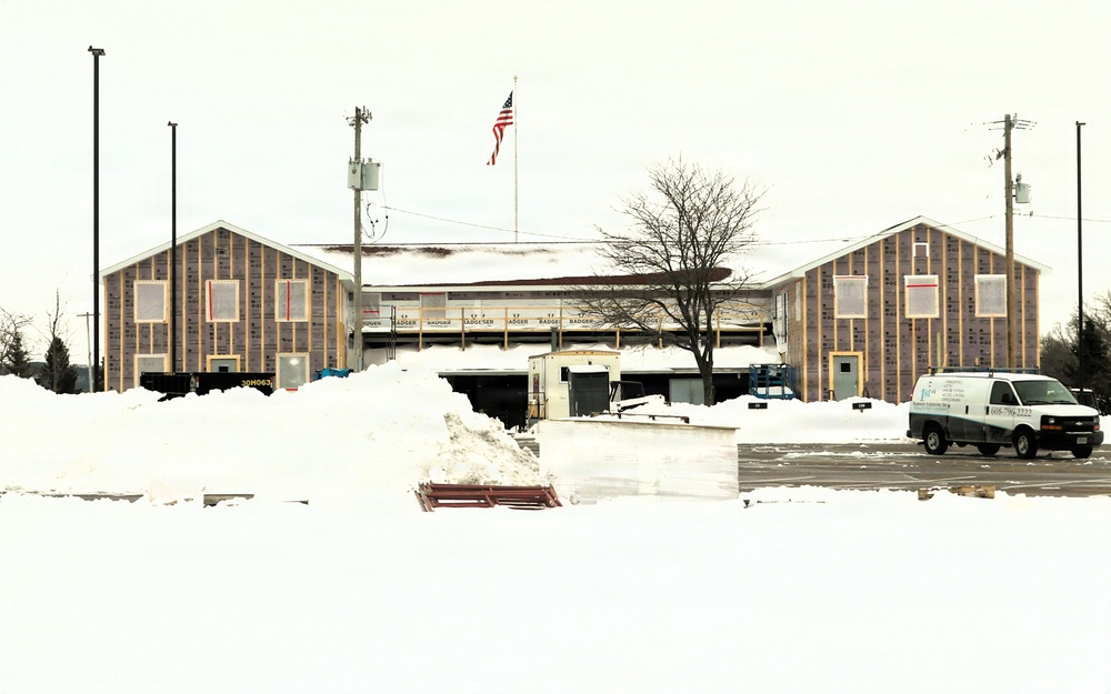 Six months along, Fort McCoy Garrison Headquarters project moving along steadily