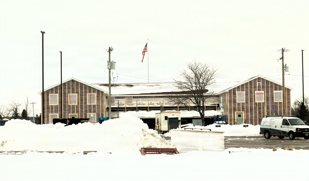 Six months along, Fort McCoy Garrison Headquarters project moving along steadily