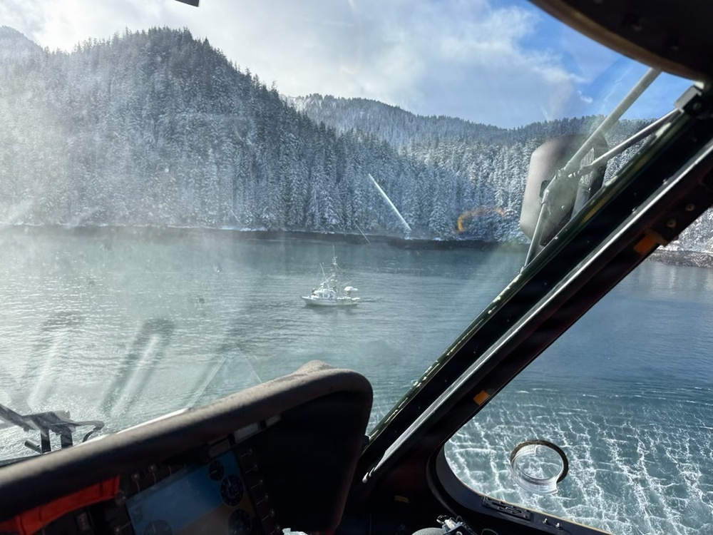 U.S. Coast Guard Air Station Sitka locates overdue boater near Table Bay, Alaska