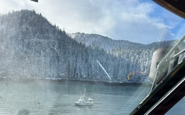 U.S. Coast Guard Air Station Sitka locates overdue boater near Table Bay, Alaska