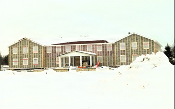 Six months along, Fort McCoy Garrison Headquarters project moving along steadily