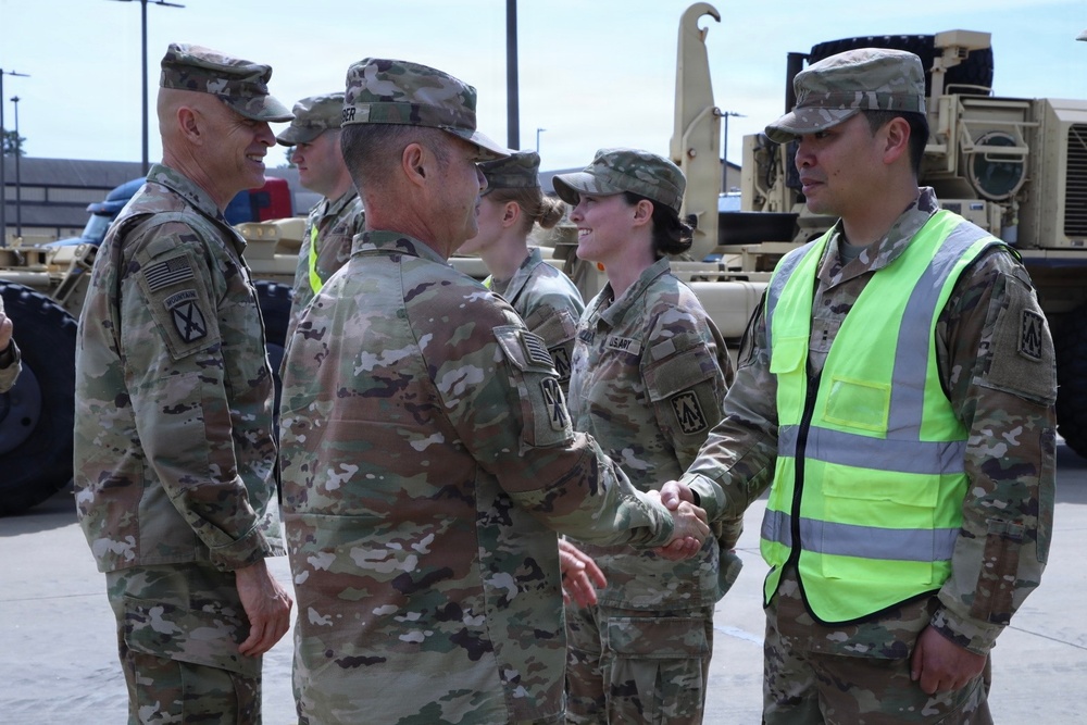 32d AAMDC Visit to 108th ADA Brigade