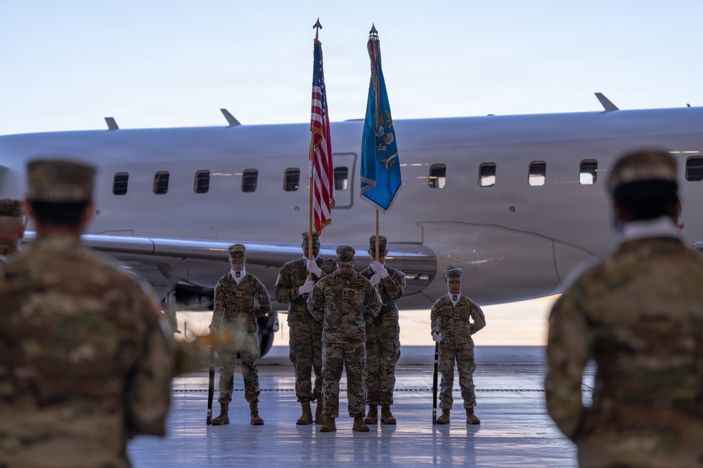 204th Military Intelligence Battalion (Aerial Reconnaissance) change of command ceremony