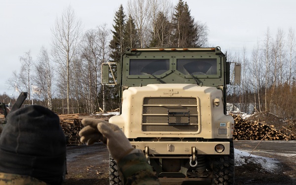 CORE26 | Logistics Marines conduct railhead operations in Sweden after Arctic exercise