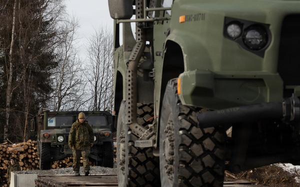 CORE26 | Logistics Marines conduct railhead operations in Sweden after Arctic exercise