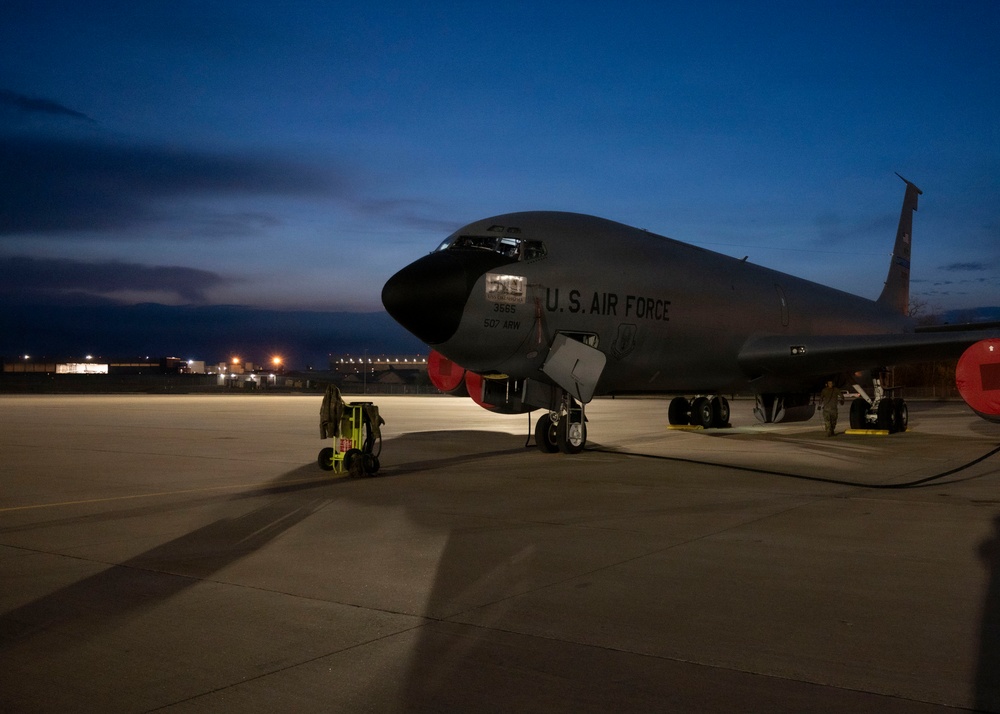 The 507th Aircraft Maintenance Squadron performs an Alert Swap