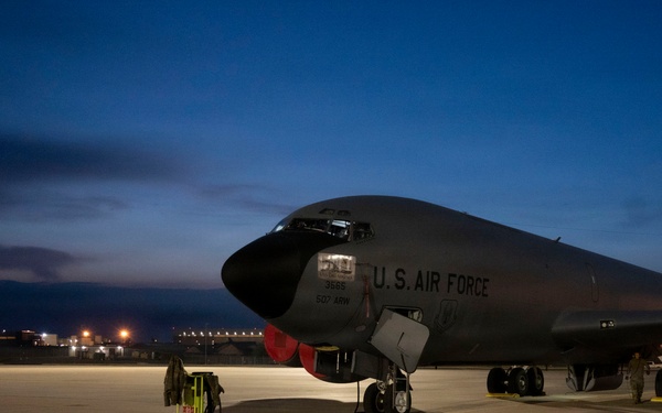 The 507th Aircraft Maintenance Squadron performs an Alert Swap