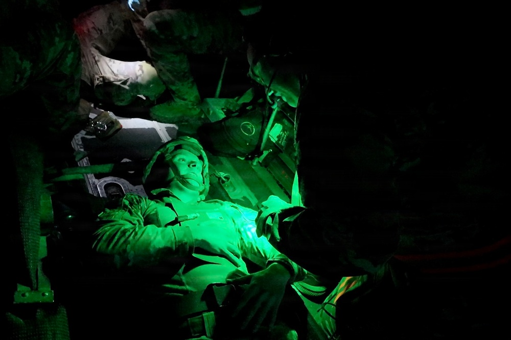 146 AES conducts mass casualty exercise on C-130