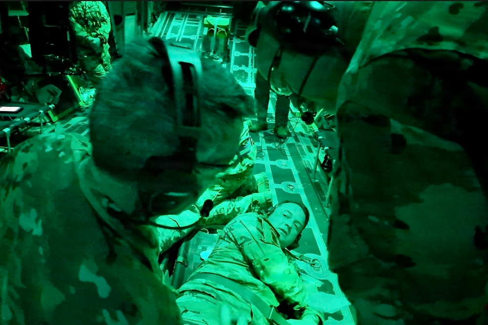 146 AES conducts mass casualty exercise on C-130